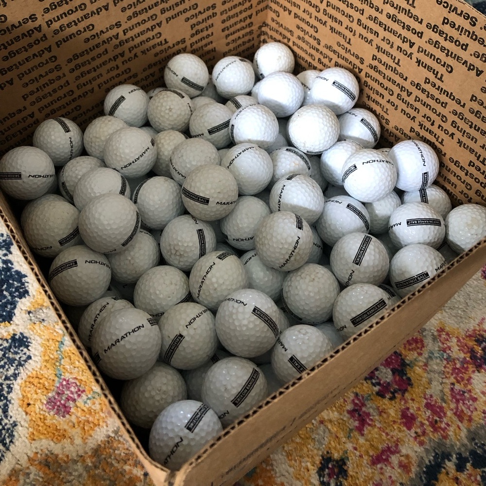 SRIXON (50 Pcs) Marathon Play Better Range Golf Balls White